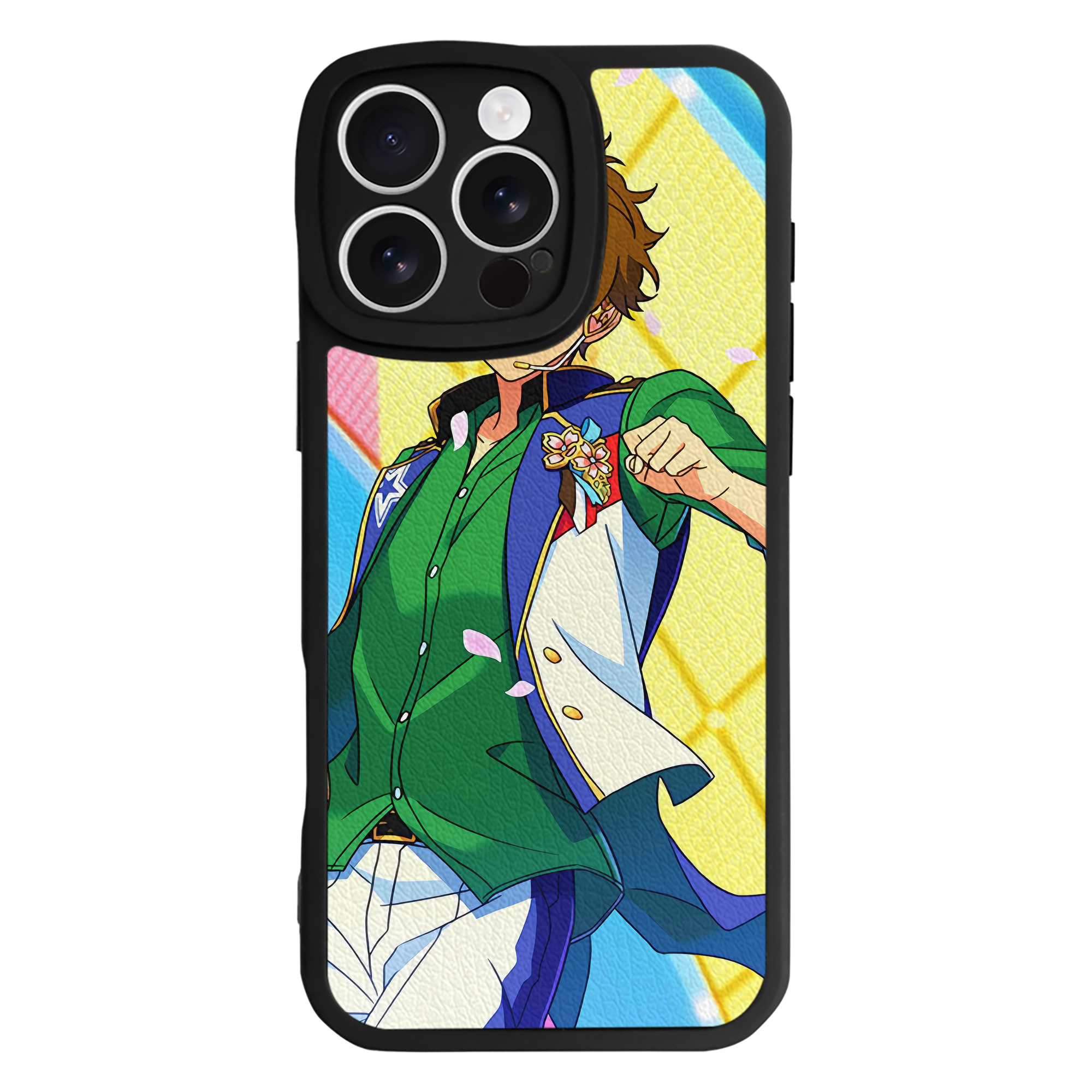 （画像用） あんさんぶるスターズ! Ensemble Stars 【iPhone 16シリーズ対応】シリコンスマホケース（レザー調） 材質：シリコン